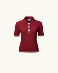 Viktoria & Woods Masquerade Polo in Deep Red