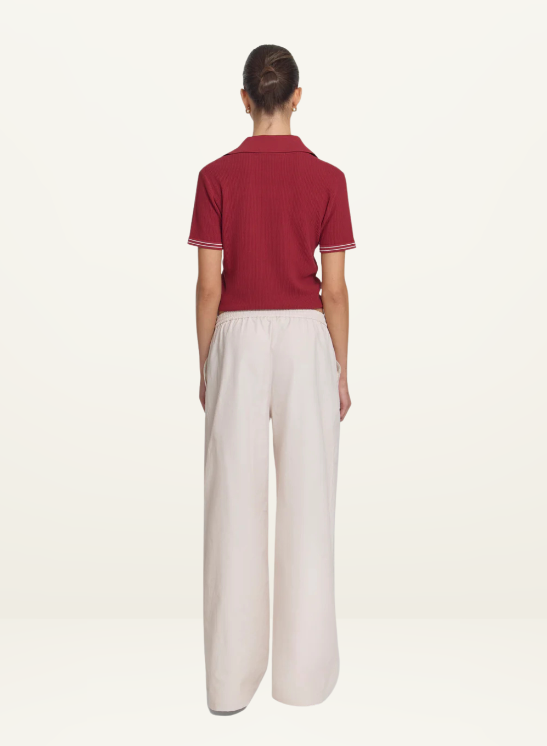 Viktoria &amp; Woods Masquerade Polo in Deep Red