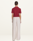 Viktoria & Woods Masquerade Polo in Deep Red