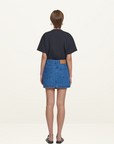 Viktoria & Woods Mustang Denim Skirt in CLASSIC BLUE