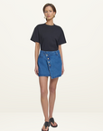 Viktoria & Woods Mustang Denim Skirt in CLASSIC BLUE