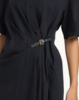 Viktoria & Woods Peaches Shirt Dress in Black