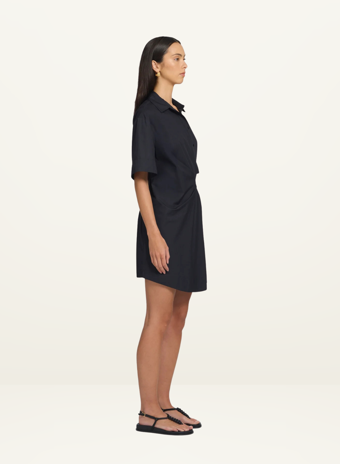 Viktoria &amp; Woods Peaches Shirt Dress in Black