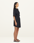 Viktoria & Woods Peaches Shirt Dress in Black