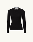 Viktoria & Woods Rib Long Sleeve Tee in BLACK