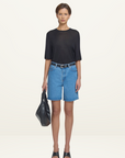 Viktoria & Woods Stingray Denim Shorts in Vintage Wash