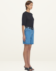 Viktoria & Woods Stingray Denim Shorts in Vintage Wash