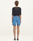 Viktoria & Woods Stingray Denim Shorts in Vintage Wash