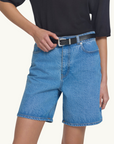 Viktoria & Woods Stingray Denim Shorts in Vintage Wash