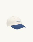 Viktoria & Woods Two Tone Cap in ECRU & INDIGO BLUE