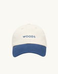 Viktoria & Woods Two Tone Cap in ECRU & INDIGO BLUE