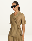 Viktoria & Woods Wolfhound Shirt in Sage