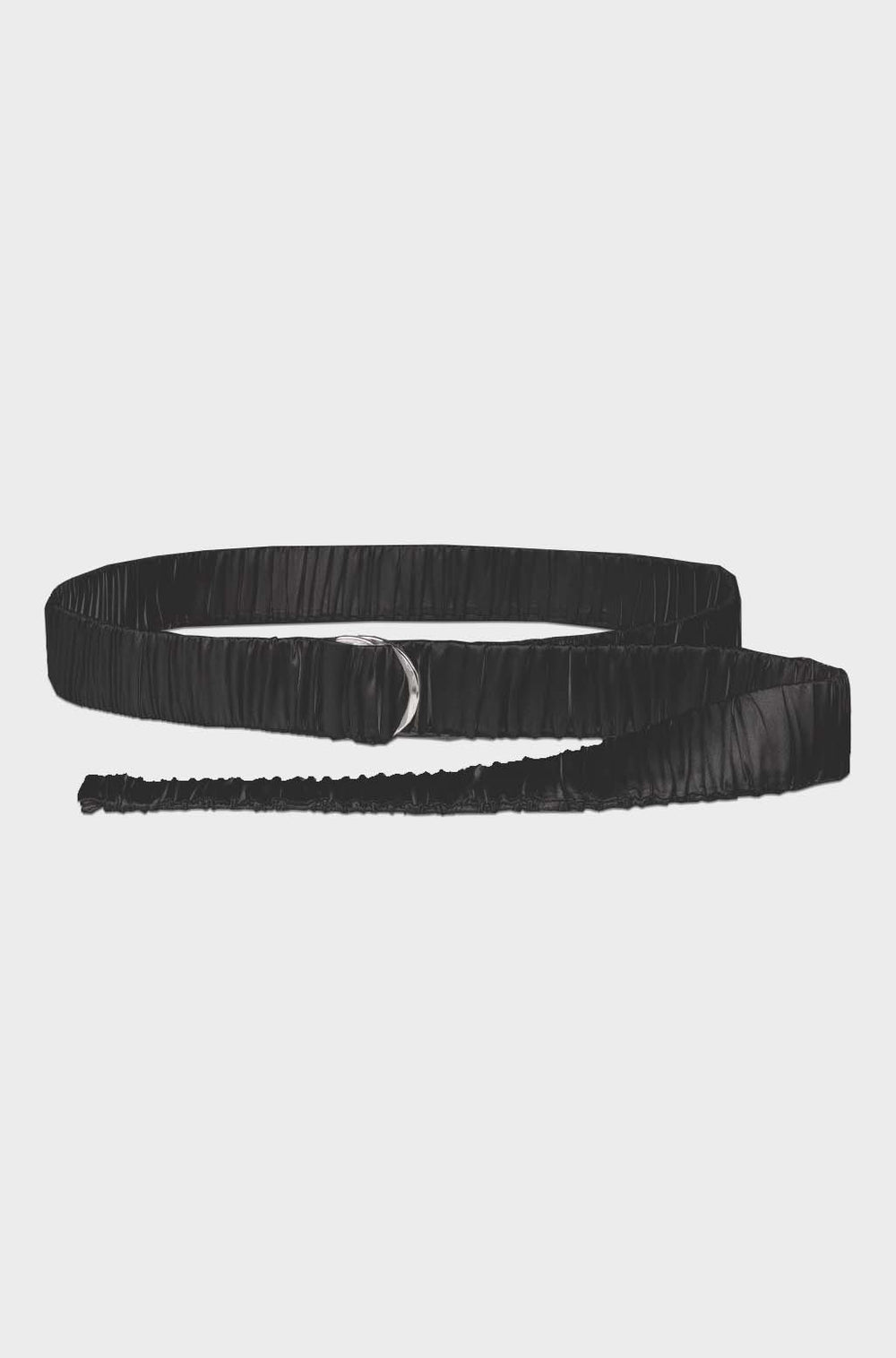 Wide Long Belt BLACK-Silk Laundry-Frolic Girls