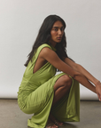 With Harper Lu Structured Shoulder Gown in Emerald