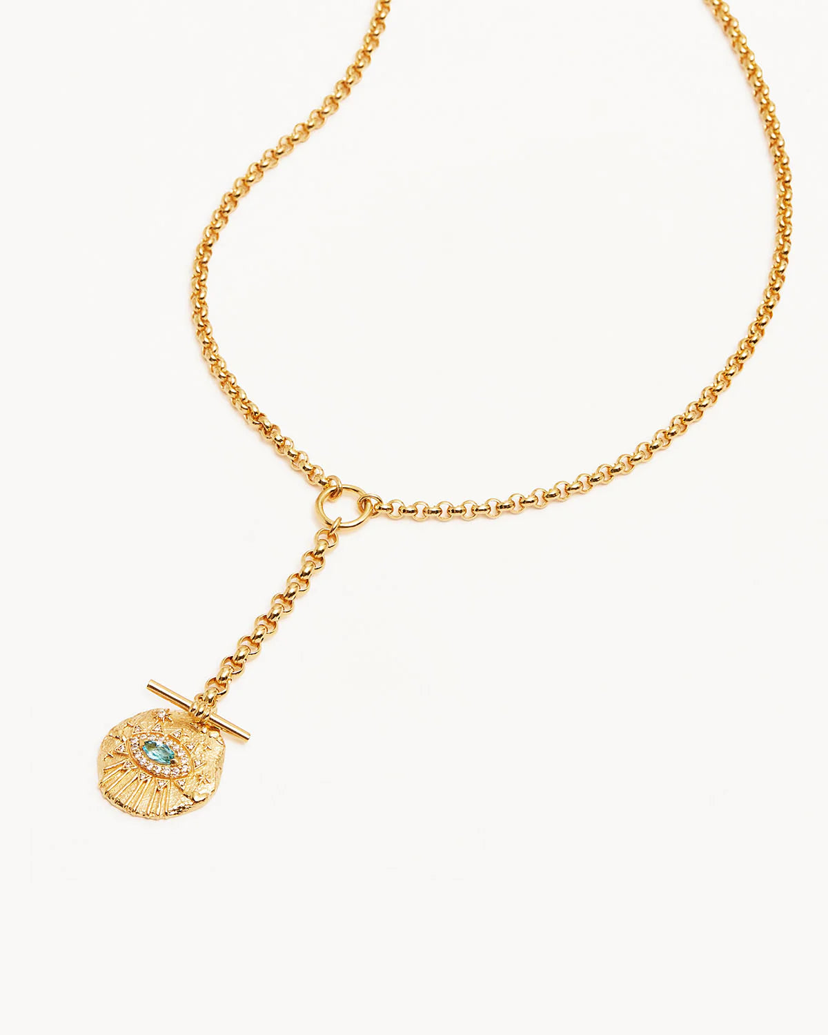 Awaken Lariat Fob Necklace GOLD By Charlotte-By Charlotte-Frolic Girls