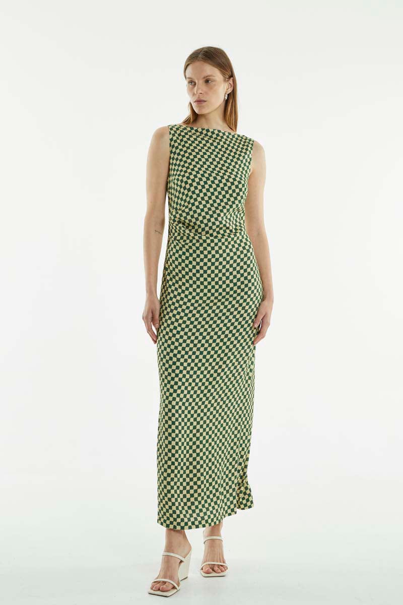 Retrospect Tucked Maxi Dress CUBISM Third Form-Third Form-Frolic Girls