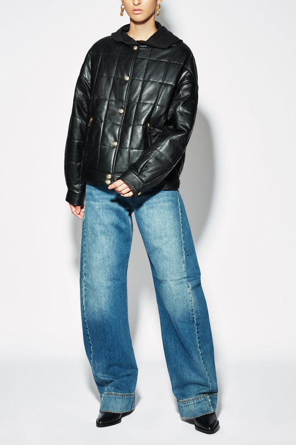 Erin Leather Jacket-Ducie-Frolic Girls