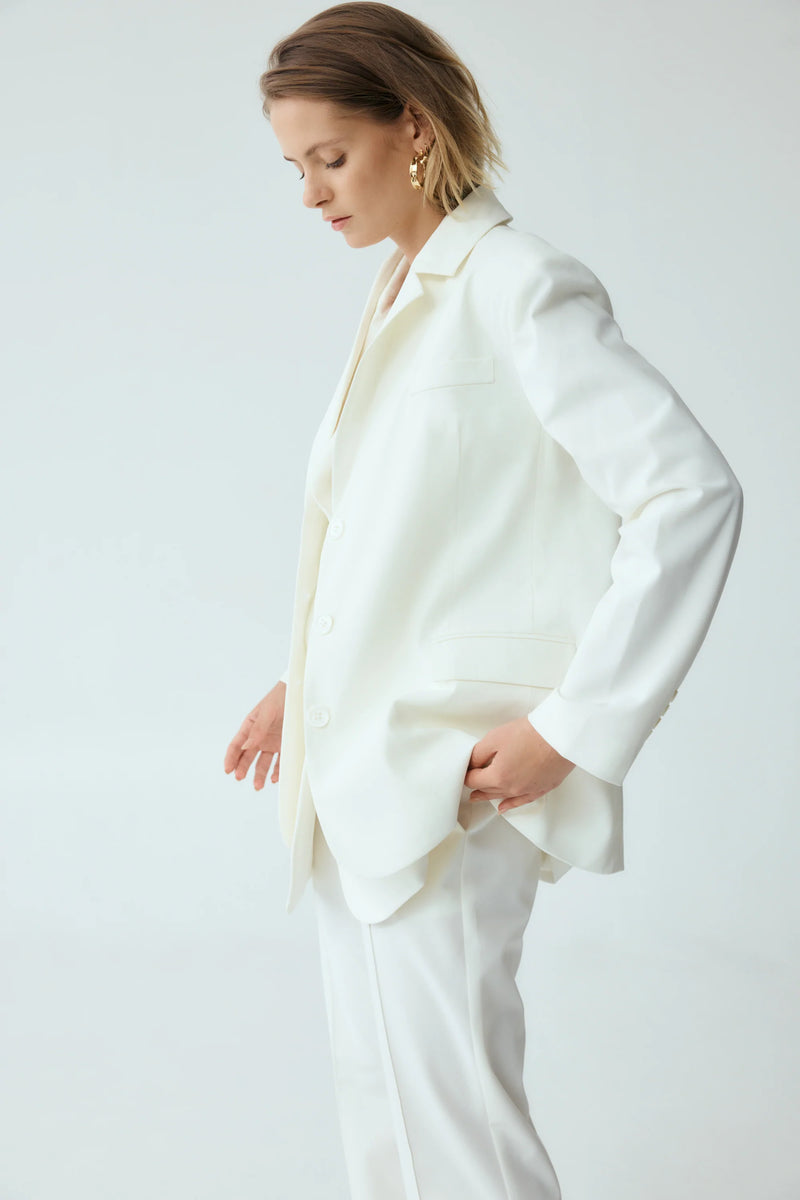 Reset Tailored Blazer OFF WHITE Third From-Third Form-Frolic Girls