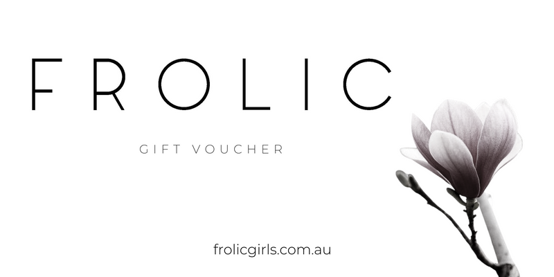 Gift Vouchers-Frolic Girls-Frolic Girls