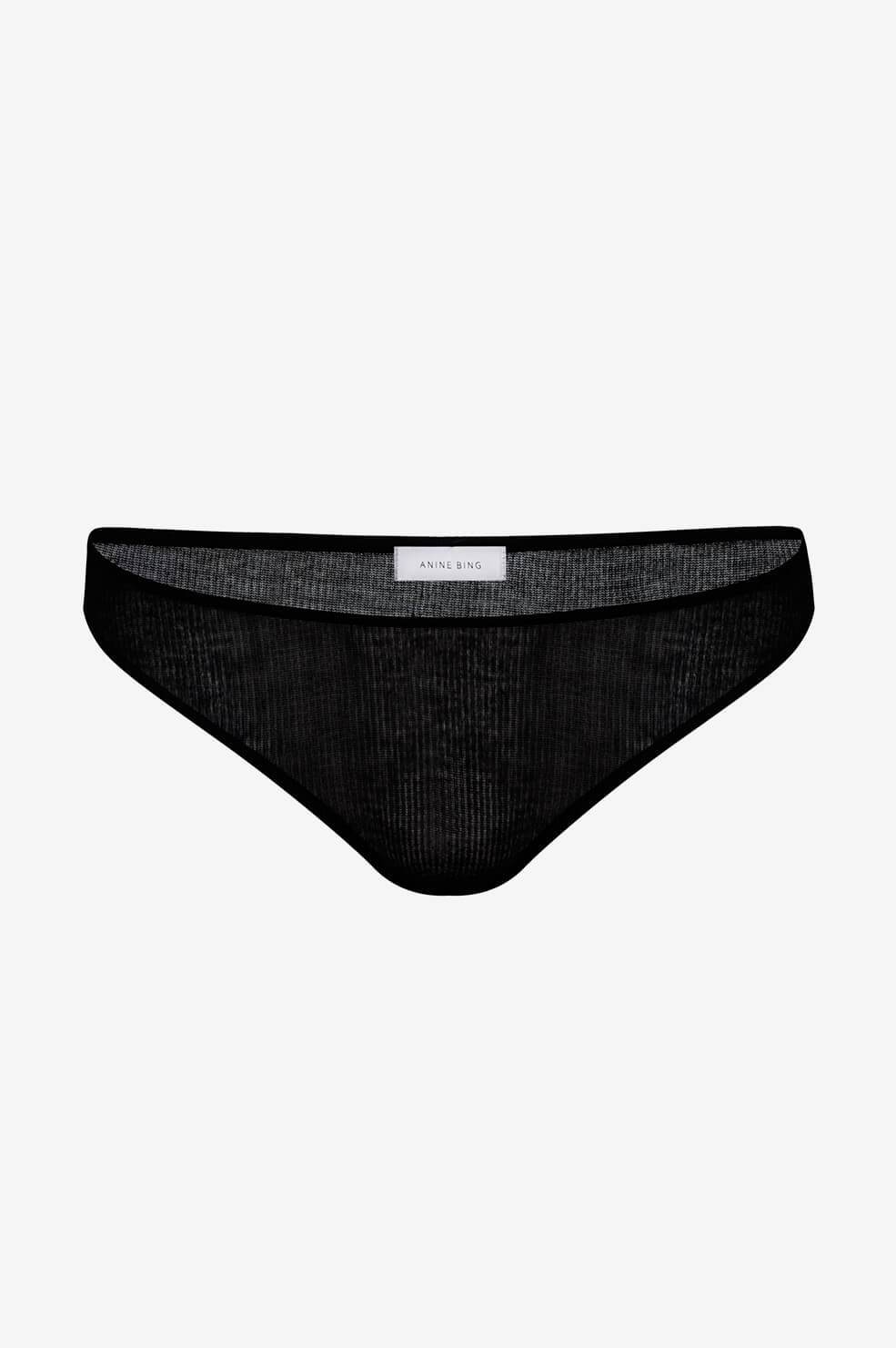 ANINE BING Callie Panty BLACK – Frolic Girls