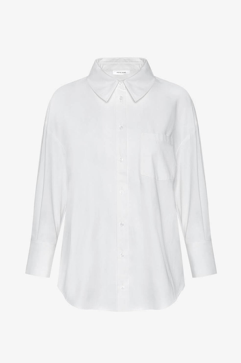 Mika Shirt WHITE Anine Bing-Anine Bing-Frolic Girls